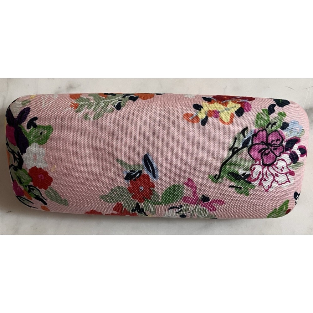 Vera Bradley ~‎ "Hope Blooms Pink" ~ Clamshell ~ Sunglasses Case ~ NWOT